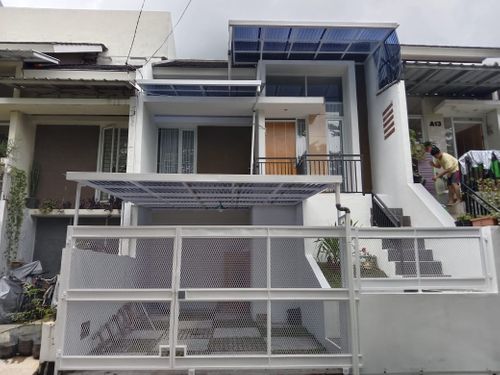 foto tampak rumah tipe 44 Anggrek perumahan Harmony Sindanglaya