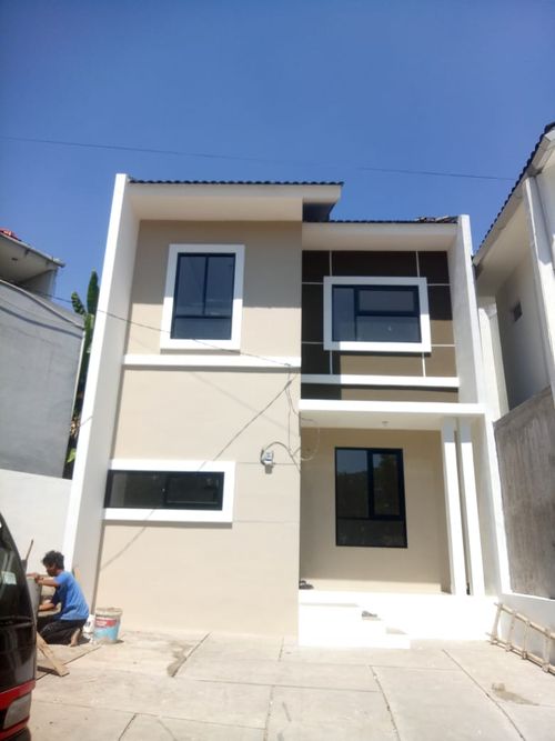 foto tampak rumah tipe 39 Mezzanine perumahan Harmony Sindanglaya