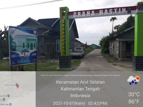 foto gerbang perumahan GRAHA HASTINA 4