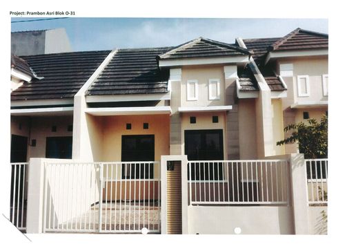 foto tampak rumah tipe PA O-31 perumahan PRAMBON ASRI