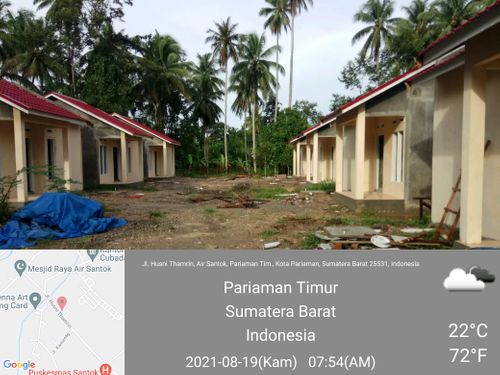foto posisi tengah perumahan Perumahan Air Santok Asri