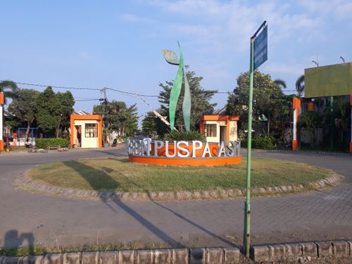 foto gerbang perumahan Green Puspa Asri