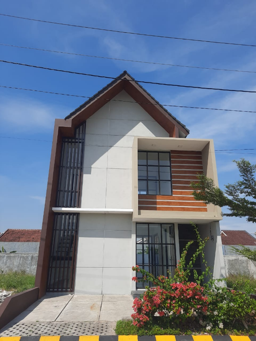 foto tampak rumah tipe A3 68/107 perumahan ARKANA RESIDENCE