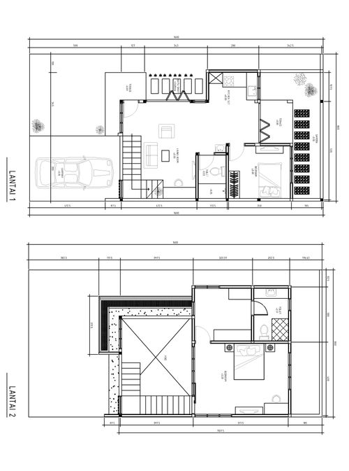 foto denah rumah tipe A13 68/116 perumahan ARKANA RESIDENCE