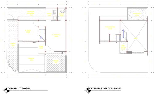 foto denah rumah tipe 42 Mezzanine (429) perumahan Griya Pataruman Asri 3