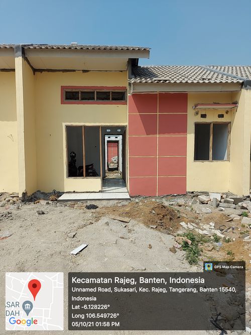 foto tampak rumah tipe Rumaih 1 perumahan Graha Sukasari Indah 2