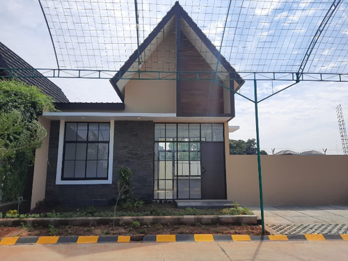 foto tampak rumah tipe D Khusus 48,5/143 perumahan ARKANA RESIDENCE