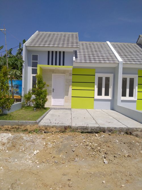 foto tampak rumah tipe 36/74 perumahan BHUMI NIRWANA SENTOSA