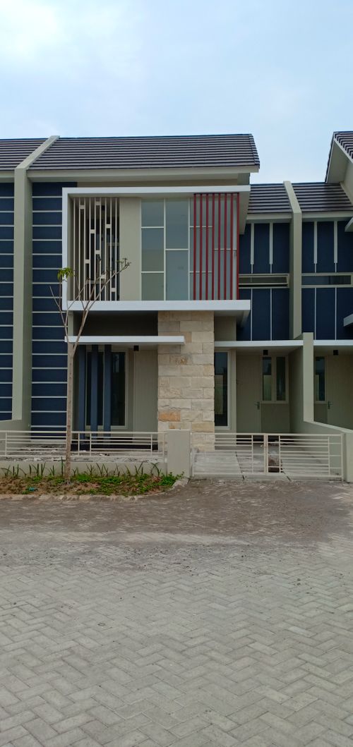 foto tampak rumah tipe LAVENDER perumahan BLUKID RESIDENCE 3