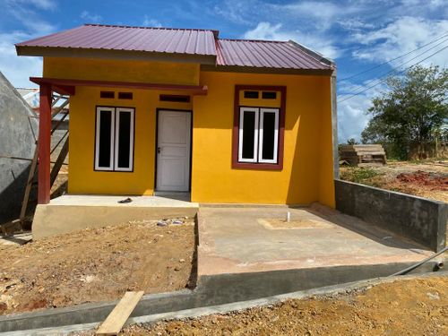 foto tampak rumah tipe 36 perumahan ALIYAH RESIDENCE