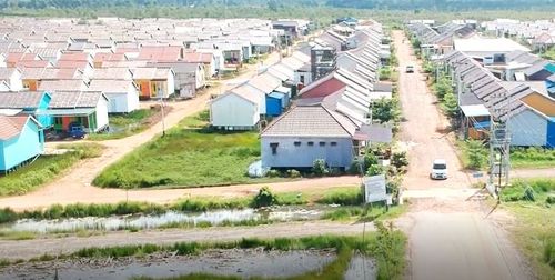 foto posisi tengah perumahan BATOLA RESIDENCE TAHAP 4