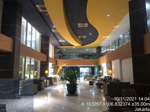 foto posisi tengah perumahan PASAR BARU MANSION