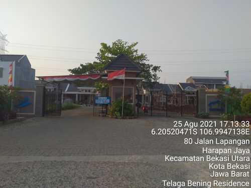 foto gerbang perumahan Telaga Bening Residence