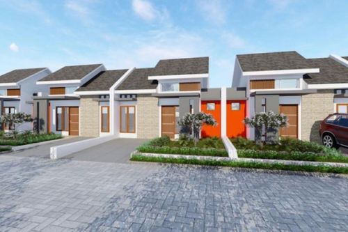 foto denah rumah tipe GREEN CITY perumahan GREEN CITY RESIDENCE VI
