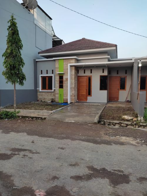 foto tampak rumah tipe 55 1LT perumahan GRIYA TAMAN SUCI