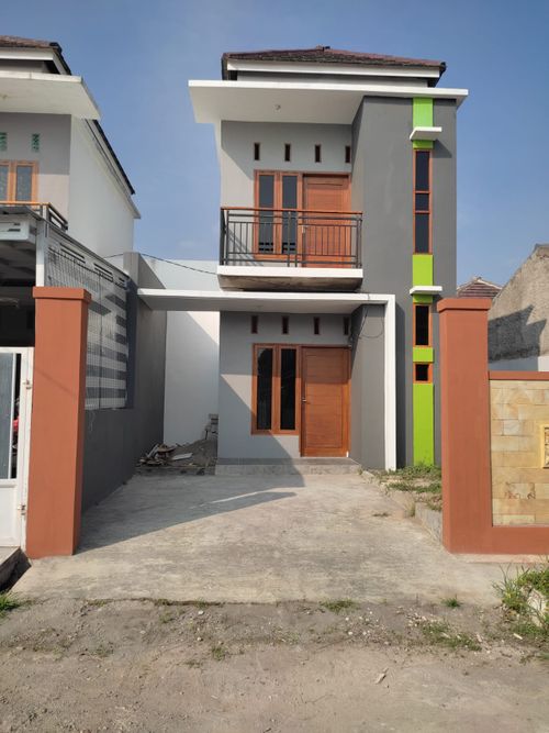 foto tampak rumah tipe 55 2lt perumahan GRIYA TAMAN SUCI
