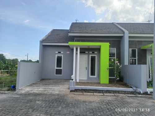 foto tampak rumah tipe 40 perumahan KANAYA PARK VIEW