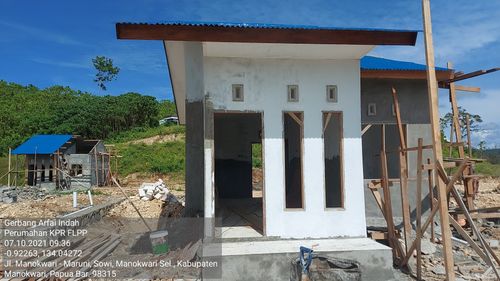 foto contoh rumah perumahan Gerbang Arfai Indah