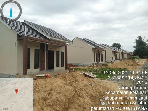 foto posisi tengah perumahan POJOK ISTANA