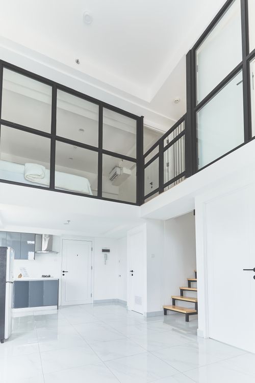 foto tampak rumah tipe Loft A perumahan Apartemen Kingland Avenue