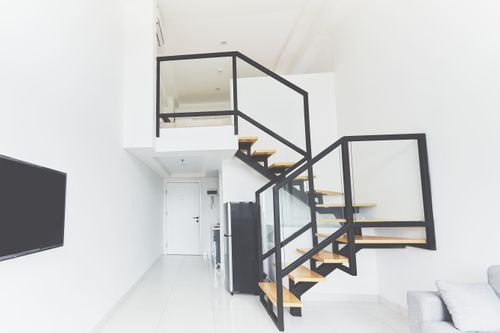 foto tampak rumah tipe Loft C perumahan Apartemen Kingland Avenue