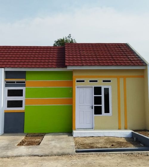 foto tampak rumah tipe 2 72 perumahan Green Plumbon Residence 2