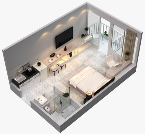 foto denah rumah tipe 1 DK S perumahan 88 Avenue