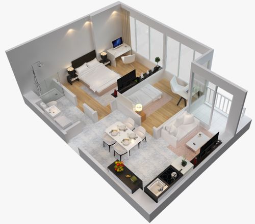 foto denah rumah tipe 2 LDK - A perumahan 88 Avenue