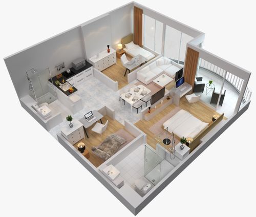 foto denah rumah tipe 3 LDK - A perumahan 88 Avenue