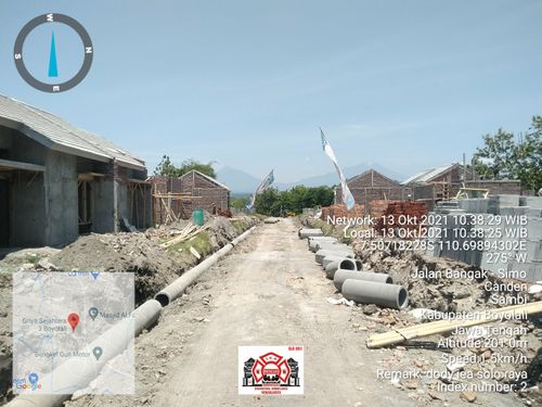 foto posisi tengah perumahan GRIYA SAKINAH MMH