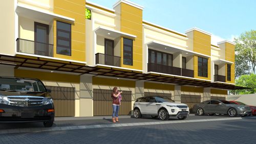 foto tampak rumah tipe RUKO perumahan Grand Permata Residence