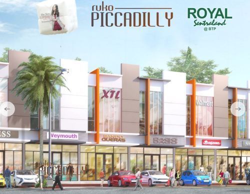 foto tampak rumah tipe 100/60 perumahan Royal Sentraland