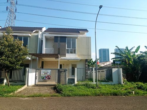 foto tampak rumah tipe Lunaria Hoek perumahan Perumahan Palem Semi