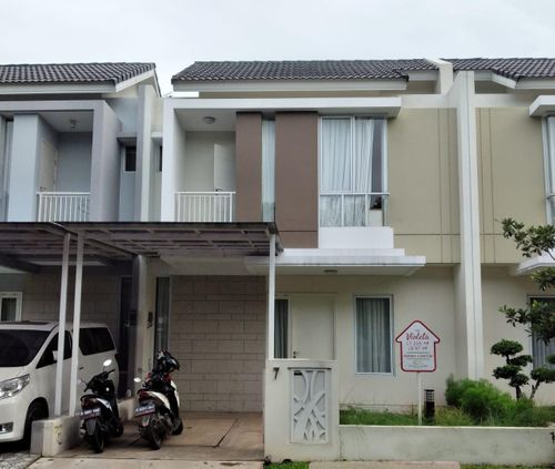 foto tampak rumah tipe Violeta perumahan Perumahan Palem Semi