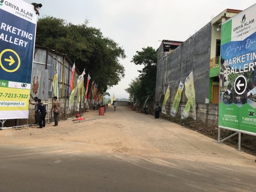 foto gerbang perumahan Griya Alam Nusantara