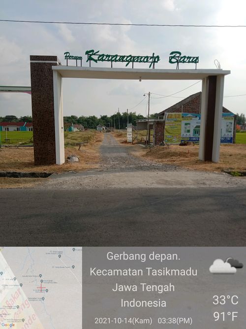 foto gerbang perumahan PERUMAHAN KARANGMOJO BARU