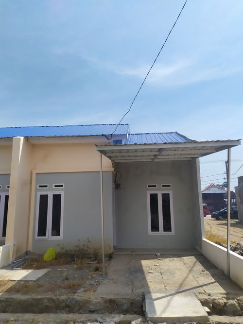 foto tampak rumah tipe 36 perumahan ZAKIAH PINRANG