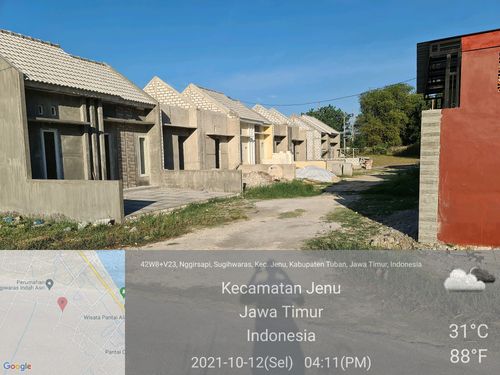foto tampak rumah tipe 36 perumahan MUTIARA JAYA 2