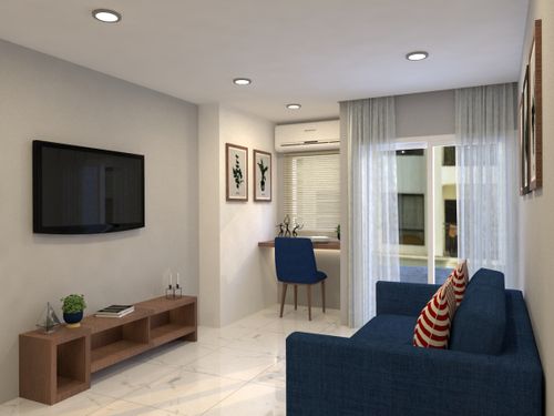 foto tampak rumah tipe 2BR 23 perumahan Mansyur Residences