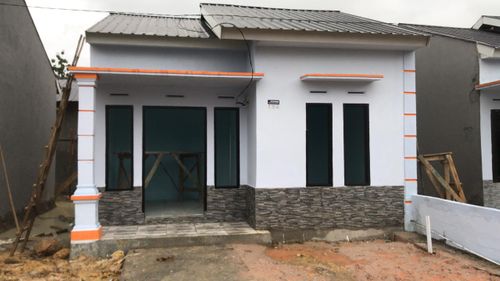foto tampak rumah tipe 36 perumahan PRADANA RESIDENCE V