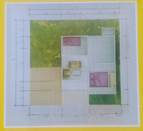 foto denah rumah tipe 36+/100 perumahan ISTANA AL FAZA II
