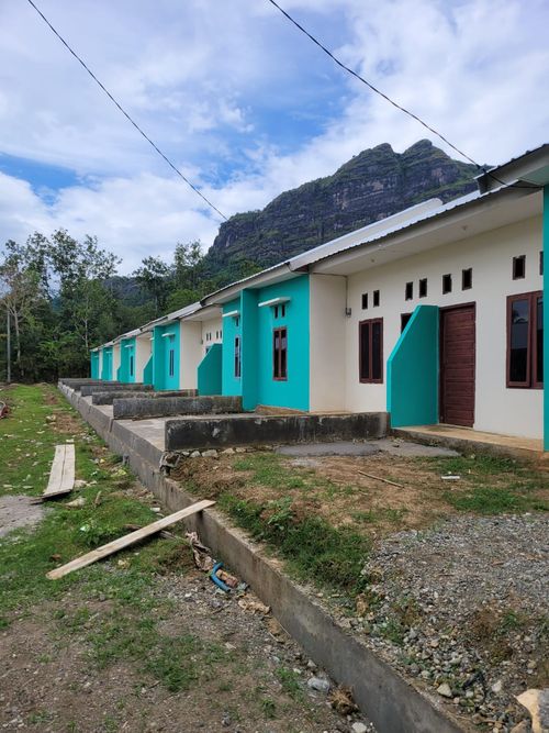 foto tampak rumah tipe 36 perumahan Citra Buana Residence