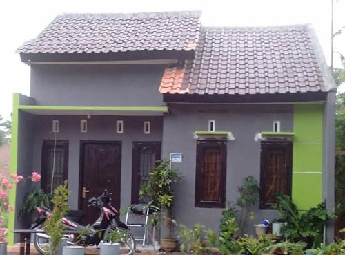 foto tampak rumah tipe 36 perumahan Griya Lebo Permai 1