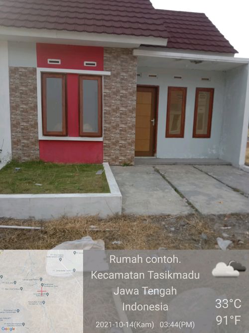 foto tampak rumah tipe 34/60 perumahan PERUMAHAN KARANGMOJO BARU