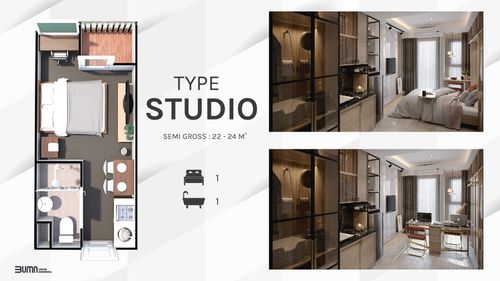 foto tampak rumah tipe STUDIO perumahan APARTEMEN VASAKA NINES