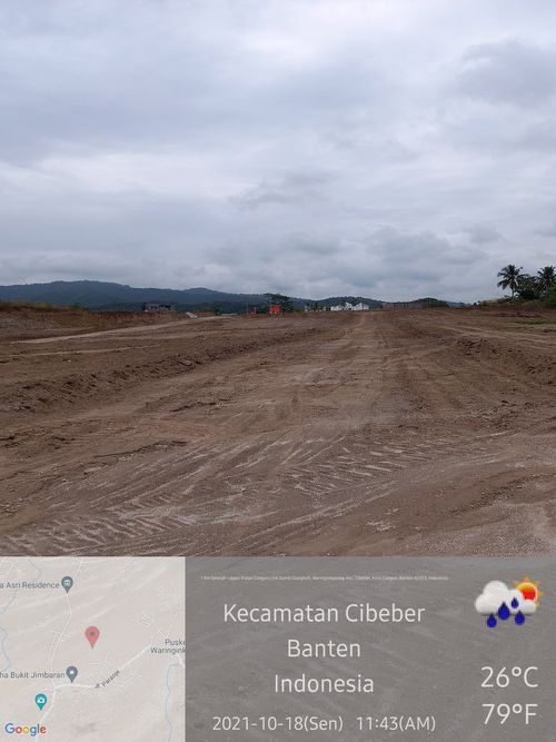 foto posisi tengah perumahan perumahan graha bukit jimbaran