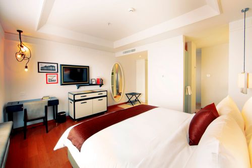 foto tampak rumah tipe Citrus Suite perumahan Condotel De paviljoen