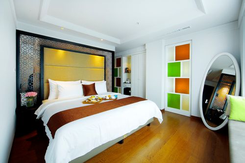 foto tampak rumah tipe Cassia Executive Suite perumahan Condotel De paviljoen