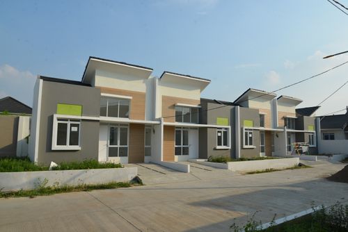 foto tampak rumah tipe VICENZA (36) perumahan VICTORIA GREEN RESIDENCE