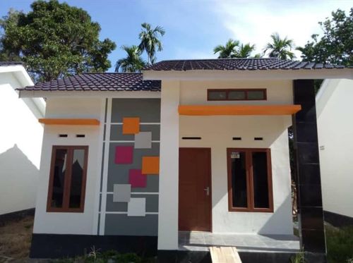 foto tampak rumah tipe 36 perumahan PESONA KARYA RESIDENCE